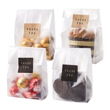 Cellophane Treat Bags Cookie bags for Packaging Clear Gift Bag with Stickers ...