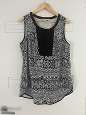 Laura Ashely Sleeveless Ladies Top - Size 14 - 5+ items free AU post