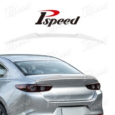 For 2019-2024 2025 2026 Mazda 3 Sedan Gloss White Abs Rear Trunk Spoiler Wing For 2019-2024 2025 2026 Mazda 3 Sedan Gloss White Abs Rear Trunk Spoiler Wing