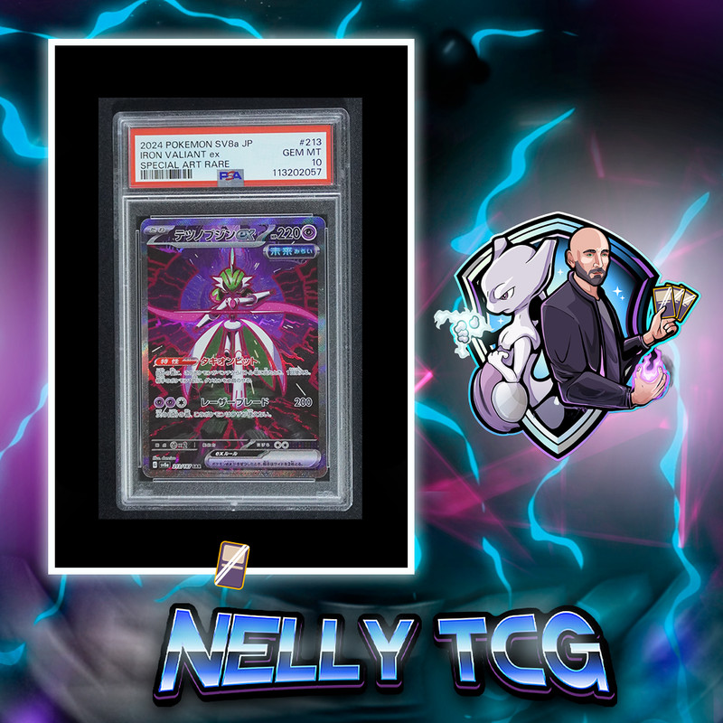 2024 Pokemon Iron Valiant ex (JP) - Terastal Fest ex - 213/187 - PSA 10 Gem MT
