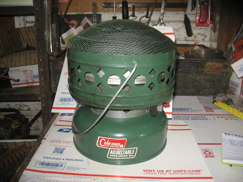 COLEMAN CATALYTIC TENT HEATER MODEL 513  DATED 5-68