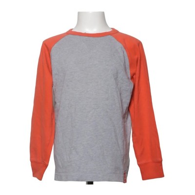 Gap Kids, Langarmshirt, Größe: 122, Grau/Orange, Baumwolle, Einfarbig #lSh