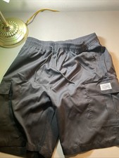 Men  s Outdoor Quick Dry Hiking Black Shorts With Pockets