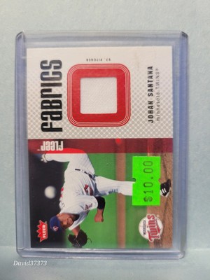 2006 Fleer - Fabrics Johan Santana #FF-JS (MEM)