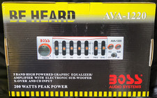 BOSS AUDIO SYSTEM EQUALIZER AVA 1220 5BAND 200 WATTS PEAK HIGH POWERED GRAPHIC