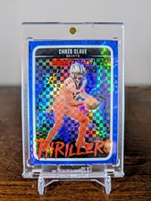 2025 Panini Rookies & Stars - Chris Olave - #14 THRILLERS BLUE PLAID HOLO