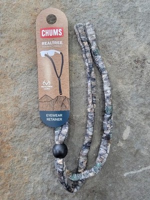 Chums Sunglass Retainer REALTREE CAMO ( 12318351 )  - EDGE Adjustable - FREE S/H