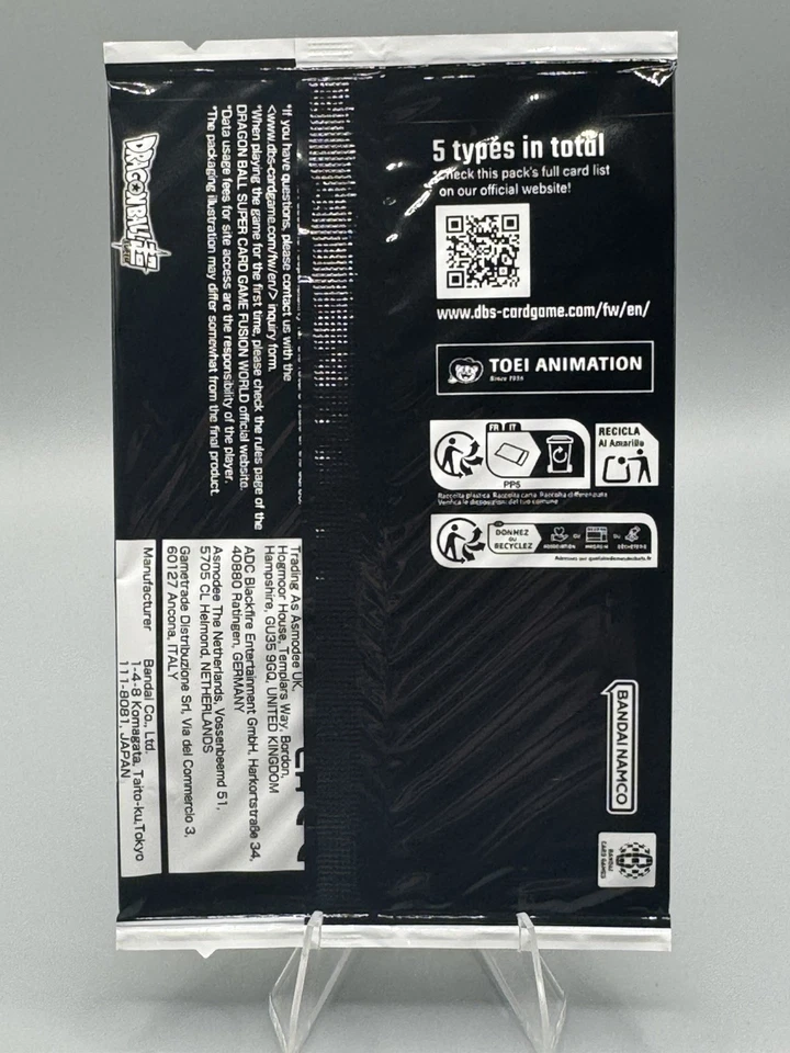 Dragon Ball Super : Fusion World Tournament Packs 08 X9 - Image 2 of 2