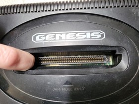 Sega Genesis Model MK-1631 Console w/Controllers, Cords, 3 Games Tested