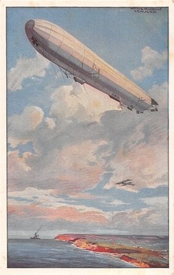 737341) Zeppelin AK - Reichsmarineluftschiff wacht an dt. Ostseeküste'' 