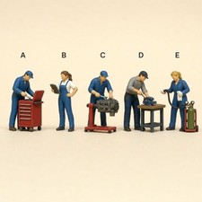 Carro de Herramientas Figura Mecánica Escala HO 1:64 1:87 Auto Garaje Diorama SIN PRECIO