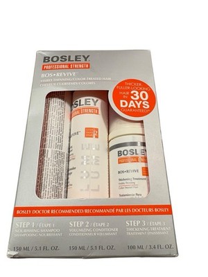 Bosley Professional Strength Bos Revive 30 Day Starter Pack ~ BNIB