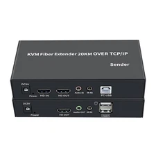 1920X1080P @60Hz HDMI KVM Fiber Extender over SC Fiber Optical Cable to 20Km