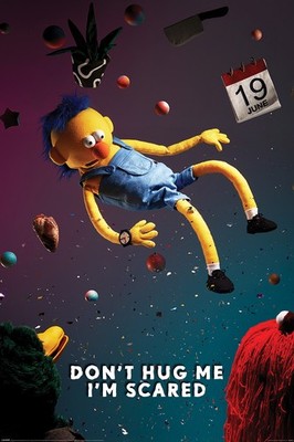 Don't Hug Me I'm Scared - TV Show Poster (DHMIS - Yellow Guy Falling) (Size: 24''