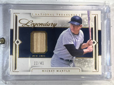 Panini 2024 National Treasures Legendary Lumber Mickey Mantle LL-MM /41 Relic
