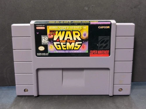 Marvel Super Heroes In: War of The Gems (Super Nintendo, SNES, 1996) Tested Rare