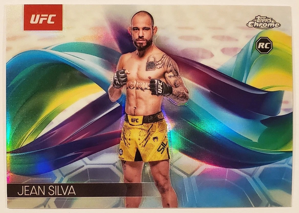 Jean Silva 2025 Topps Chrome UFC - #HEL-16 HELIX Case Hit SSP (RC)!