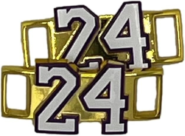 Шарм на шнурке баскетбольной обуви Kobe из платинового легкоатлетического металла (2)