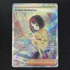 Pokémon TCG Erika's Invitation Scarlet Violet - 151 Holo Karte 203/165
