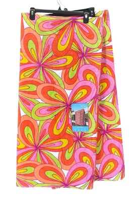 S/2 Loft by Loftex Oversized Beach Towel Hippie Floral 36  x 68  100% Cotton