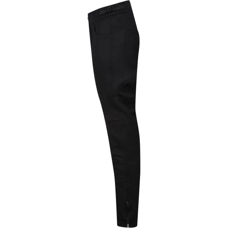 MotoGirl Nimi Ladies Summer Motorbike Motorcycle Zip Textile Trousers Black, photo 3 of 9