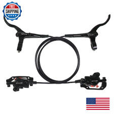 BUCKLOS 2-Piston Hydraulic Disc Brakes w/ Brake Pad & Aluminum Alloy Levers