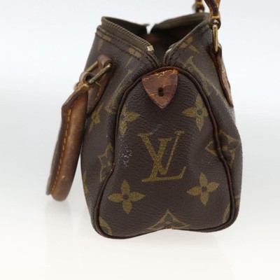 LOUIS VUITTON Monogram Mini Speedy Hand Bag M41534 LV Auth YKZ269