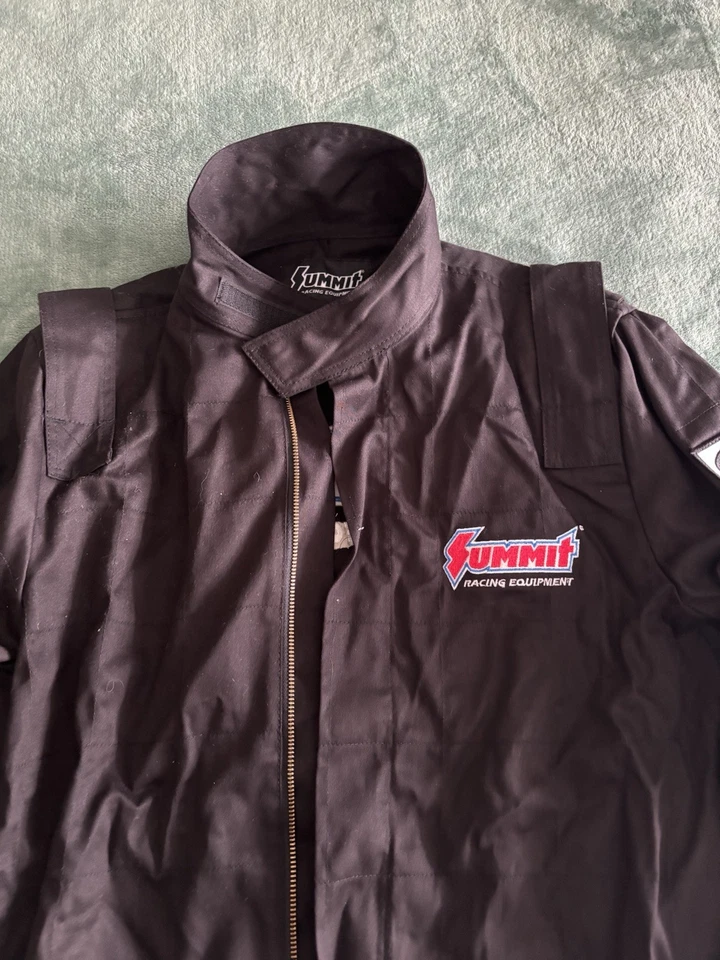 Summit Driving Jacket Fire Retardant Men's Size M Black Used Like New - Image 2 of 4