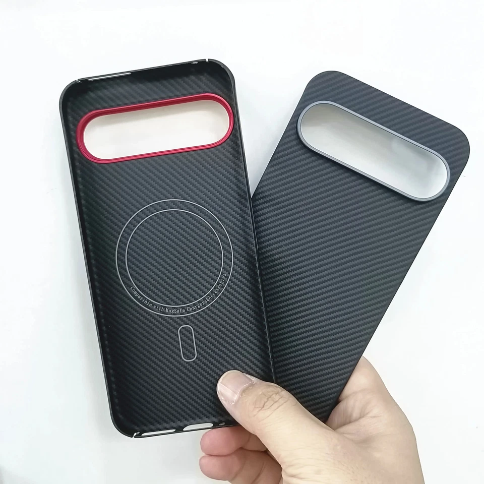 Carbon Fiber Magsafe Case for Google Pixel 9 Pro XL Matte Thin Hard Armor Cover - Image 2 of 4