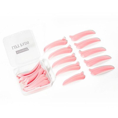 5Pairs/Box Free Glue Silicone Eyelash Perm Rod Sticky Lash Lift Pads 3D Tools