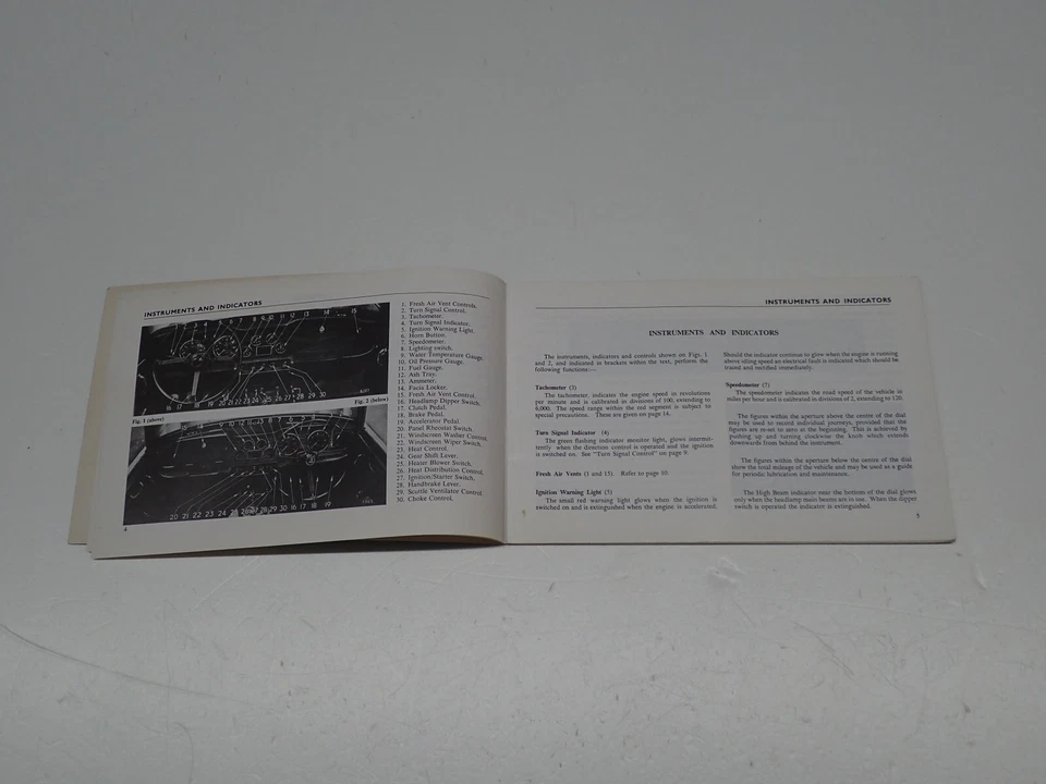 TRIUMPH TR 4 A OWNER'S HANDBOOK USO E MANUTENZIONE 1966 - Immagine 3 di 4