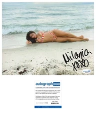 MILANIA GIUDICE SIGNED REAL HOUSEWIVES DAUGHTER TERESA 8x10 PHOTO - ACOA COA