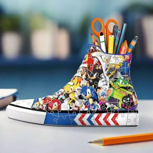 Sonic the Hedgehog Sneaker 112 Piece 3D Jigsaw Puzzle Ravensburger New - Picture 6 of 6