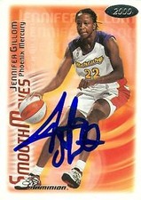 Jennifer Gillom autographed Basketball Card (Phoenix Mercury) 2000 Skybox #137