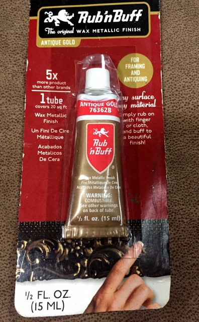 Rub N Buff Wax Metallic Finish Antique Gold 76303g by AMACO for sale
