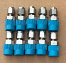 Lot of 10: Swagelok  1/8" X 1/4" Stainless Steel Tube Fitting SS-200-1-4   New