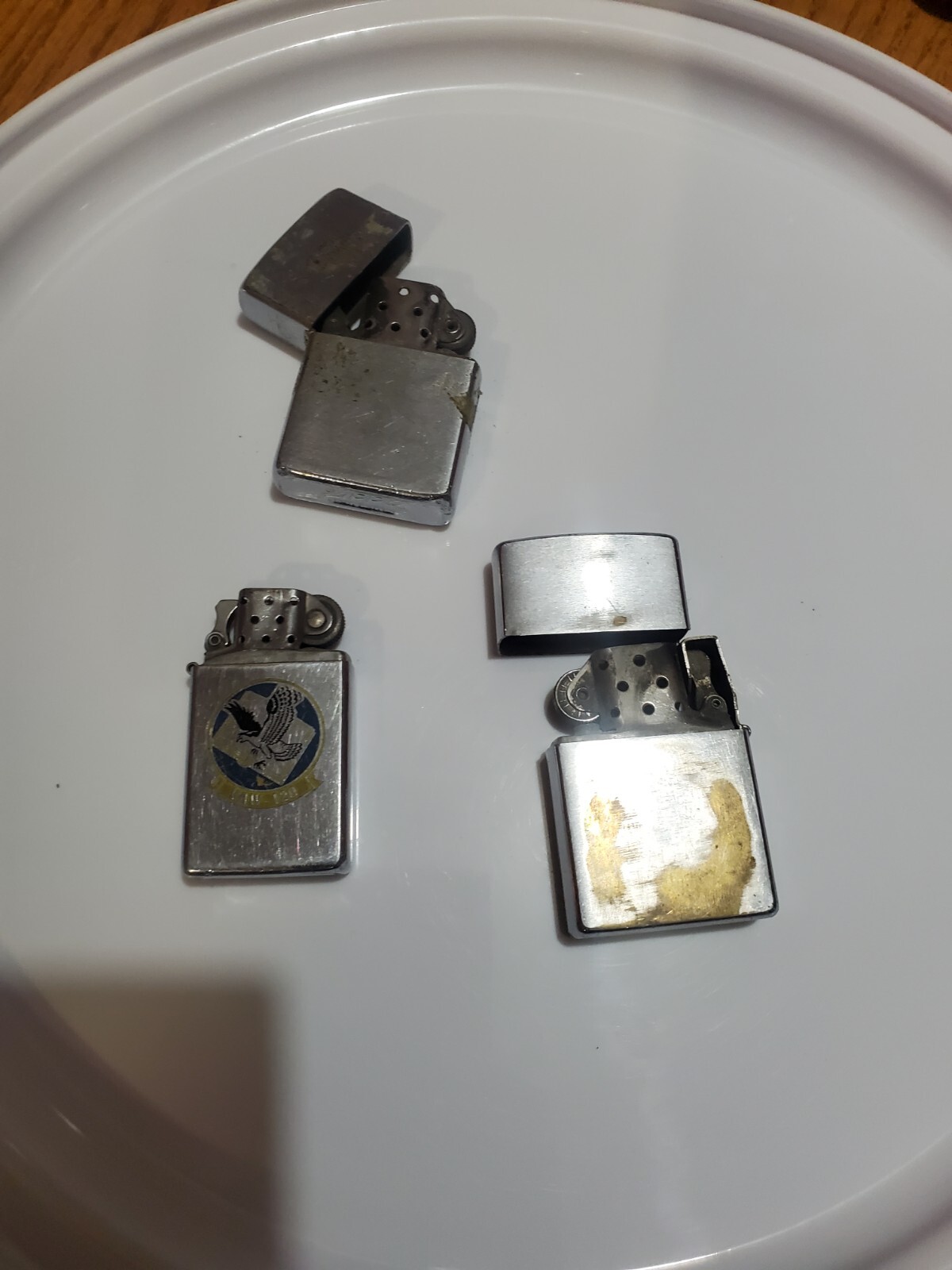 3 Vintage Zippo Lighters eBay