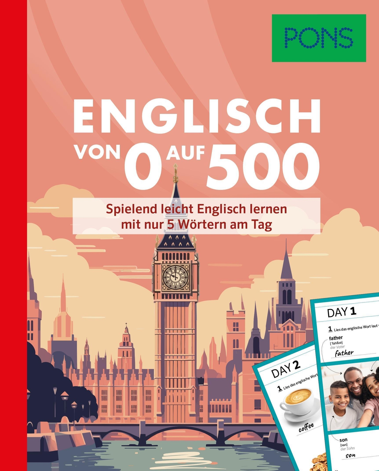 Thumbnail - Pons Englisch Von 0 Auf 500 Taschenbuch Pons Von 0 Auf 500 256 S.