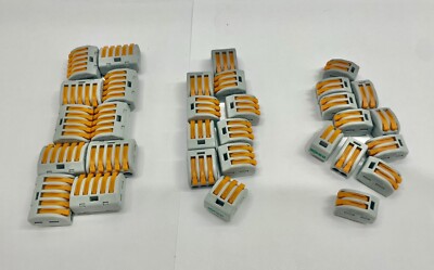 Wago Lever Nut Assortment - 30 Total Wire Nuts - 10 EA. 2, 3 and 5 Pole