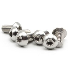304 Stainless Steel ISO7380 Hex Socket Bolts Button Head Screw M2 M2.5 M3 M4 M5