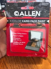 NEW ALLEN 4-Color Hunting Tactical CAMO Face Paint / Makeup KIT 61 FAST SHIP