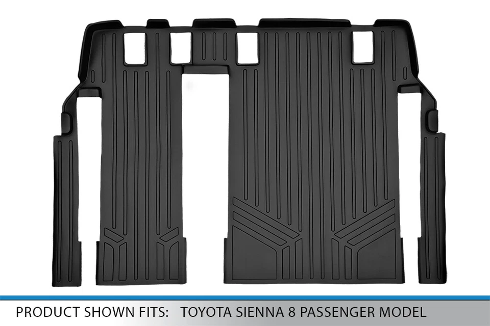 SMARTLINER Custom Fit Floor Mats Liner Set 2011-2020 Toyota Sienna 8 Passenger Foto 3 de 4