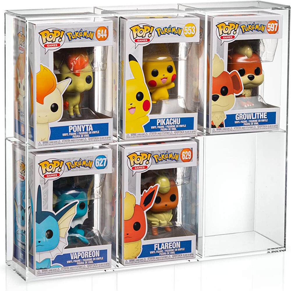 Acrylic Display Case for Action Figure Funko Pop Lego Collectibles Toys 