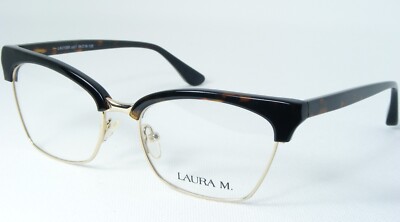 LAURA M. LAU1399 col. 1 TORTOISE /GOLD EYEGLASSES GLASSES FRAME 54-16-135mm