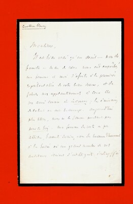 EN112-L.A.S-A.AUGUSTE CUVILLIER-FLEURY-JOURNALIST-LITERARY CRITIC