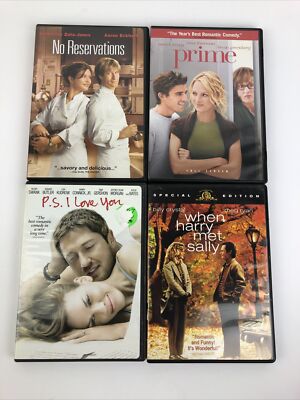 Lot Of 4 Romantic Comedy Movies On DVD Rom-Com - No Reservations