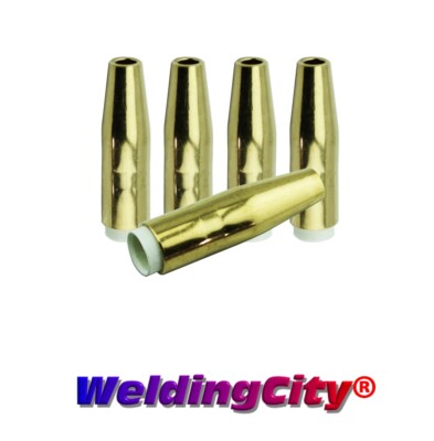 WeldingCity  5-pk Gas Nozzle 4295 (3/8'') for Bernard MIG Welding Gun | US Seller