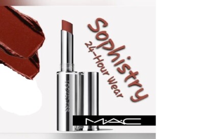 MAC Locked Kiss Sophistry 69 Lipstick 24 Hours Full Size .06 oz