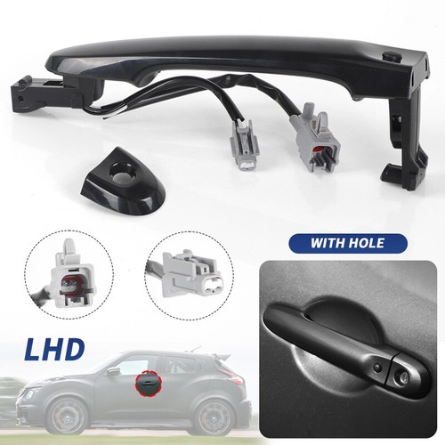Black Exterior Door Handle Front Driver Left Side for Nissan Juke 2010-2019 NEW - Picture 4 of 13
