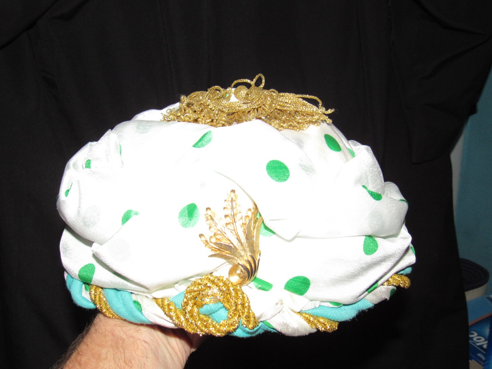 Men's Genie Costume Adult Halloween Pants, Sash, Shir… Gem